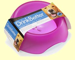 DrinkBetter Dog Bowl - Pink